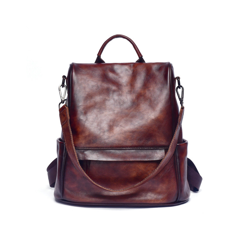 The Finest 'Harlem' Genuine Leather Backpack