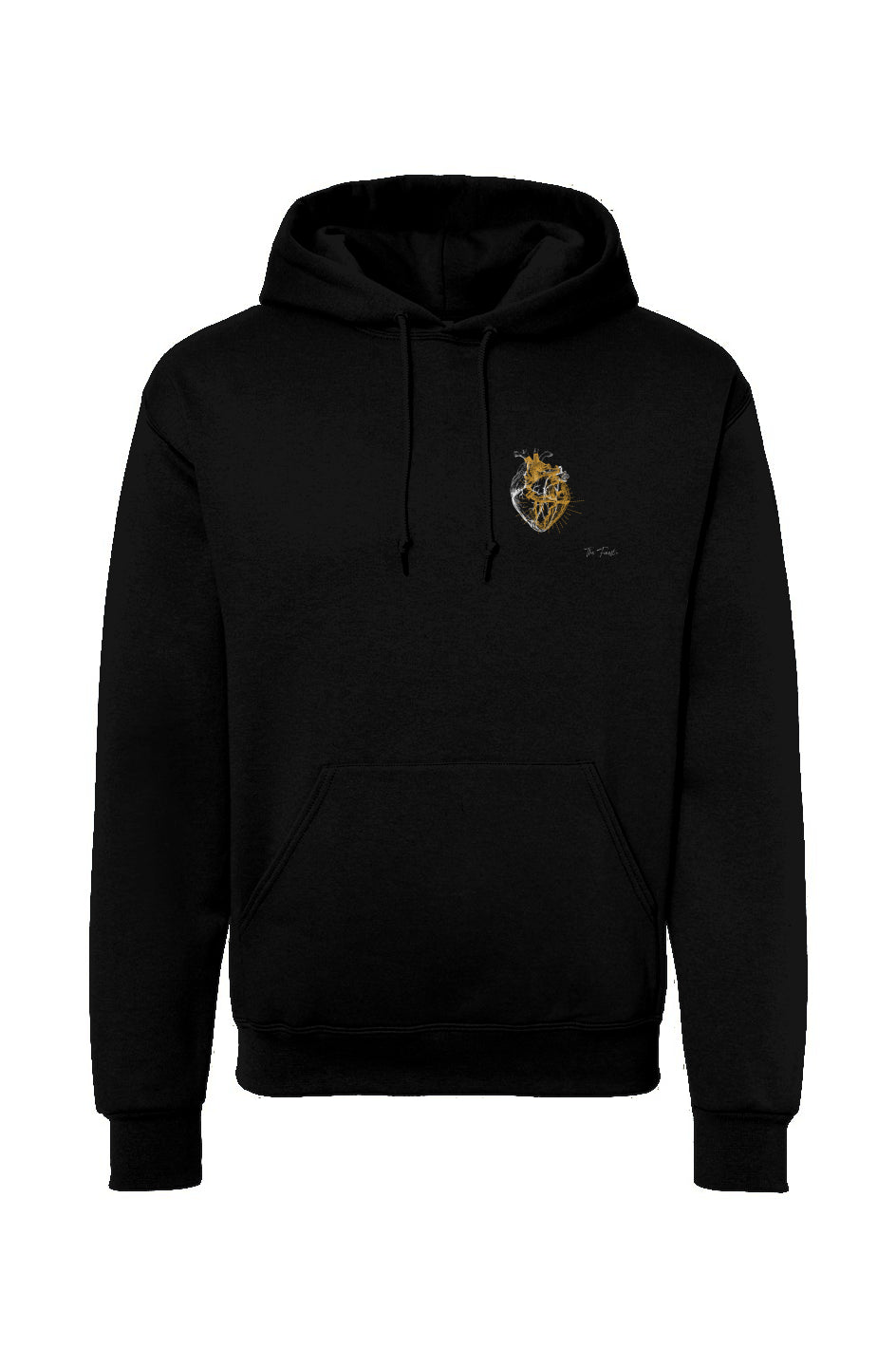 'Montaigne' Gold Heart Hoodie