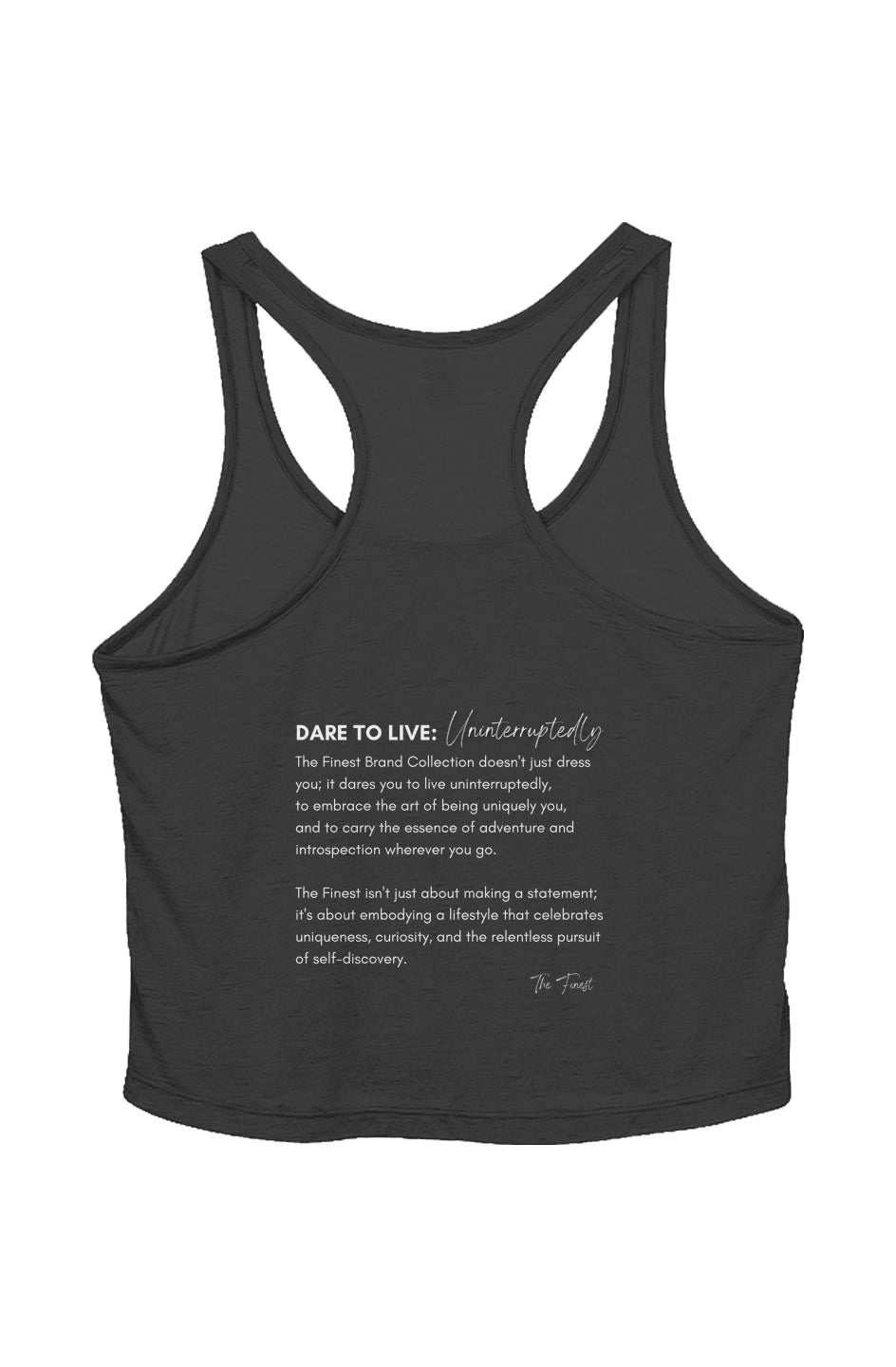 'I AM HER' Women's Sheer Cropped Tank