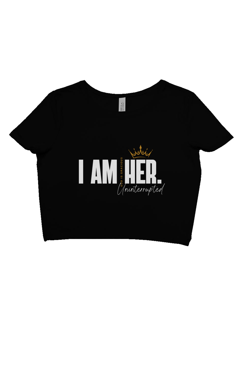 'I AM Her' Custom-Made Crop Tee