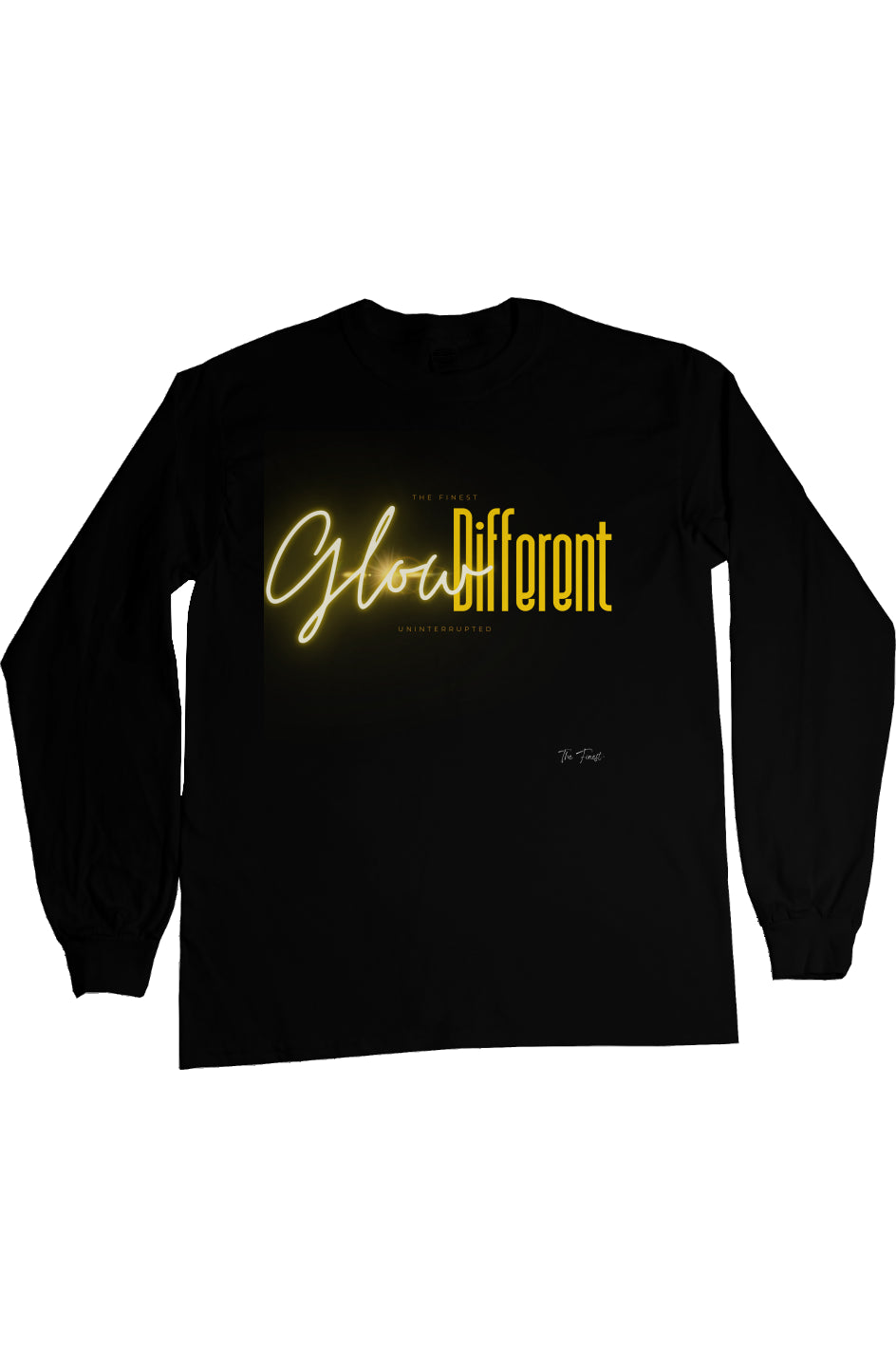 &amp;#39;Glow Different&amp;#39; Finest Custom Long Sleeve