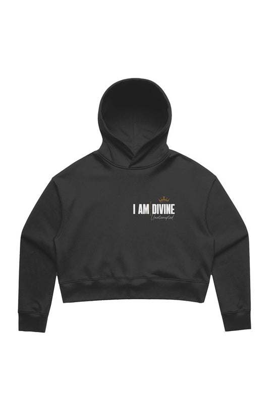 Iam Divine 2 Wo Crop Top Hoodie 