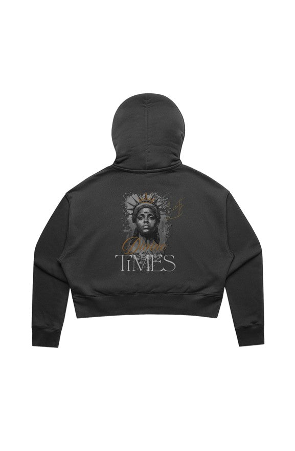 Iam Divine 2 Wo Crop Top Hoodie 