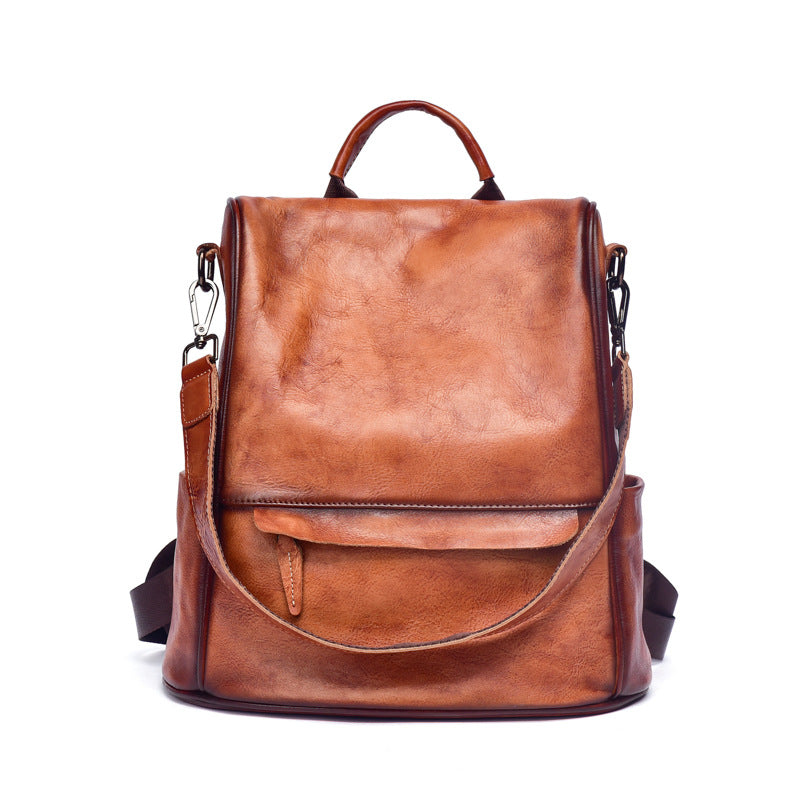 The Finest 'Harlem' Genuine Leather Backpack