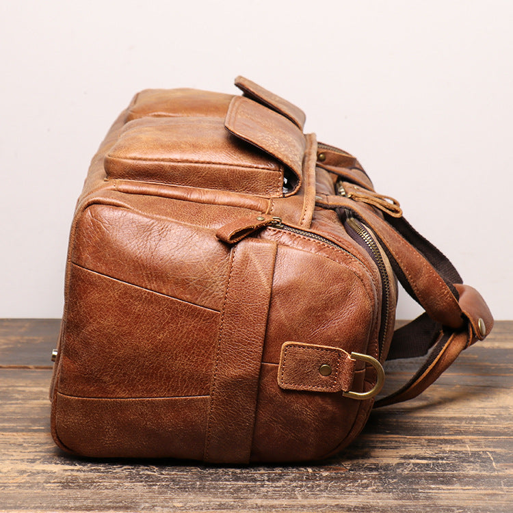 The Finest 'On-Go' Retro Nubuck Leather Bag